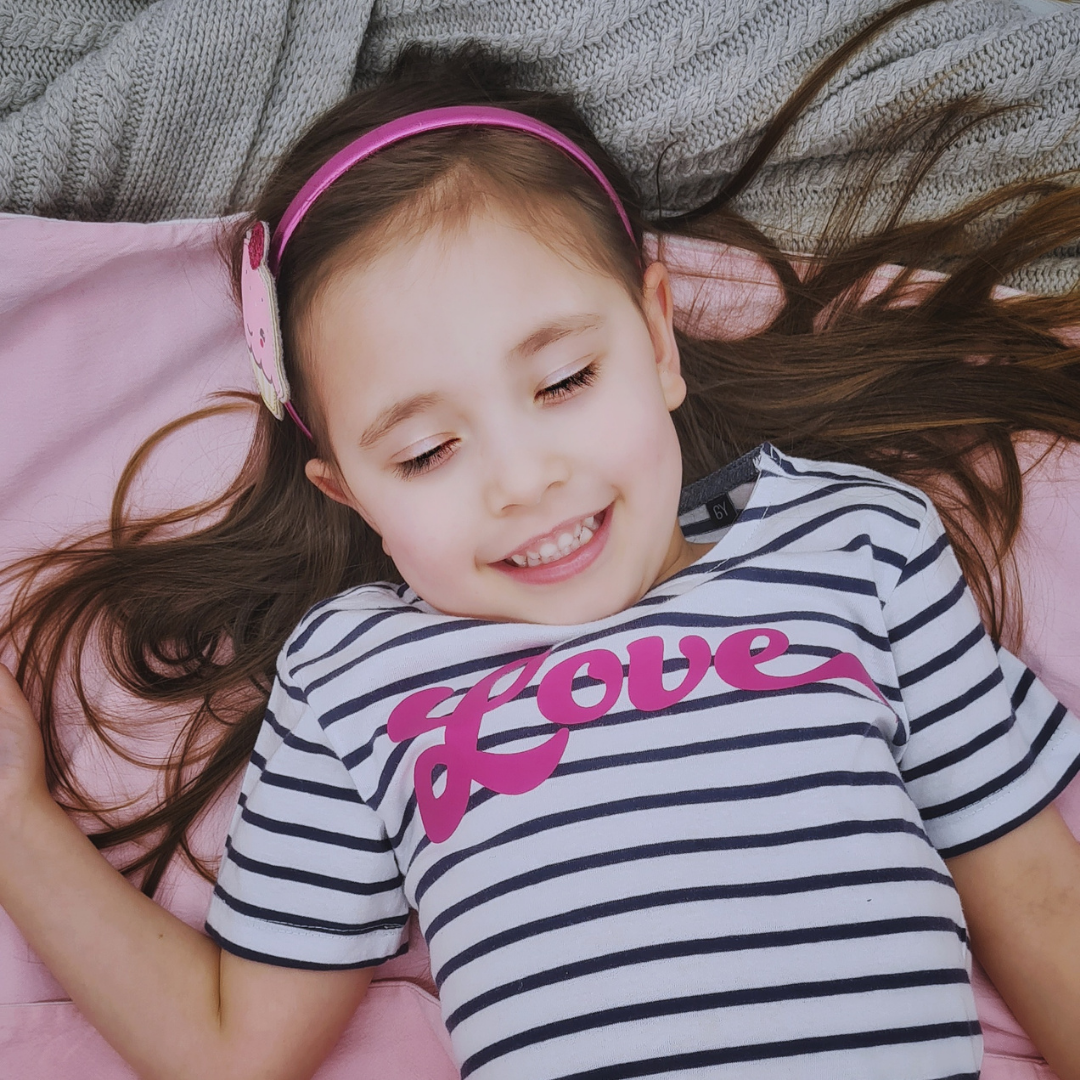 Kids Breton Stripe Love Tee