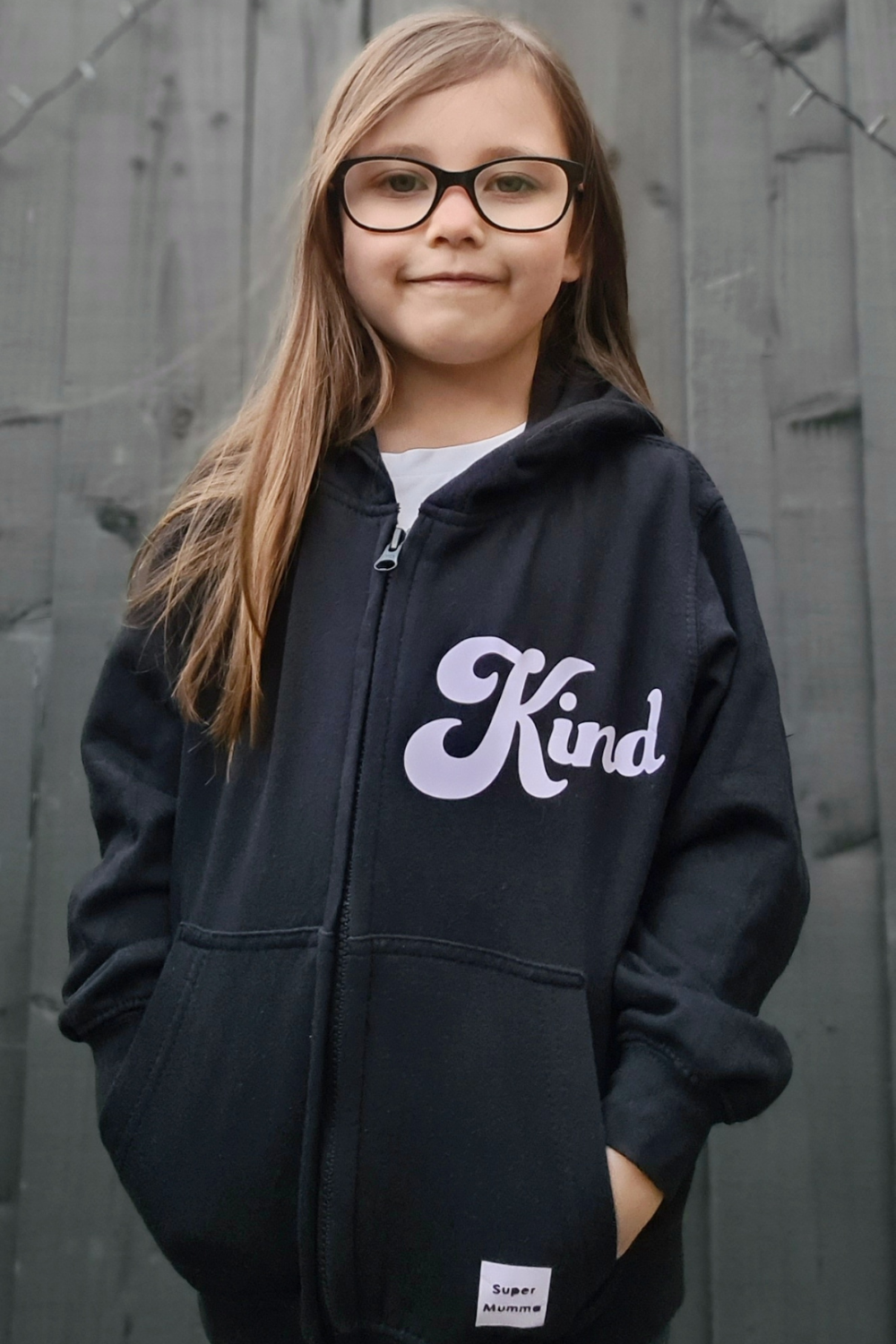 Lilac Kind Zip Kids Hoodie