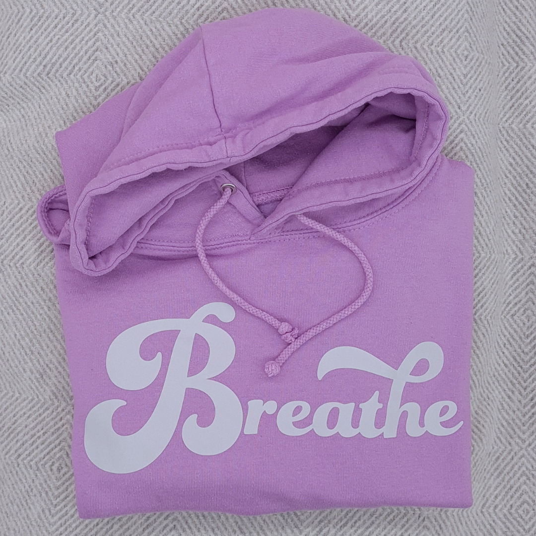 Lilac & Grey Breathe Hoodie