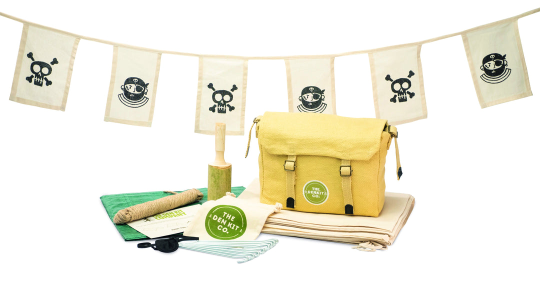 Mumma and Mia | The Den Kit Company Pirate Den Kit to get kids outdoors and exploring nature