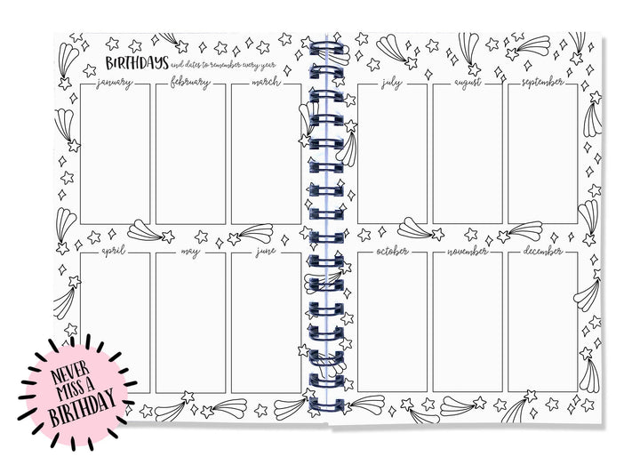 Blueberry Co Our Busy Week Planner Journal - Mumma and Mia