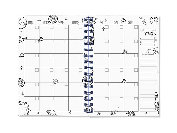 Blueberry Co Our Busy Week Planner Journal - Mumma and Mia