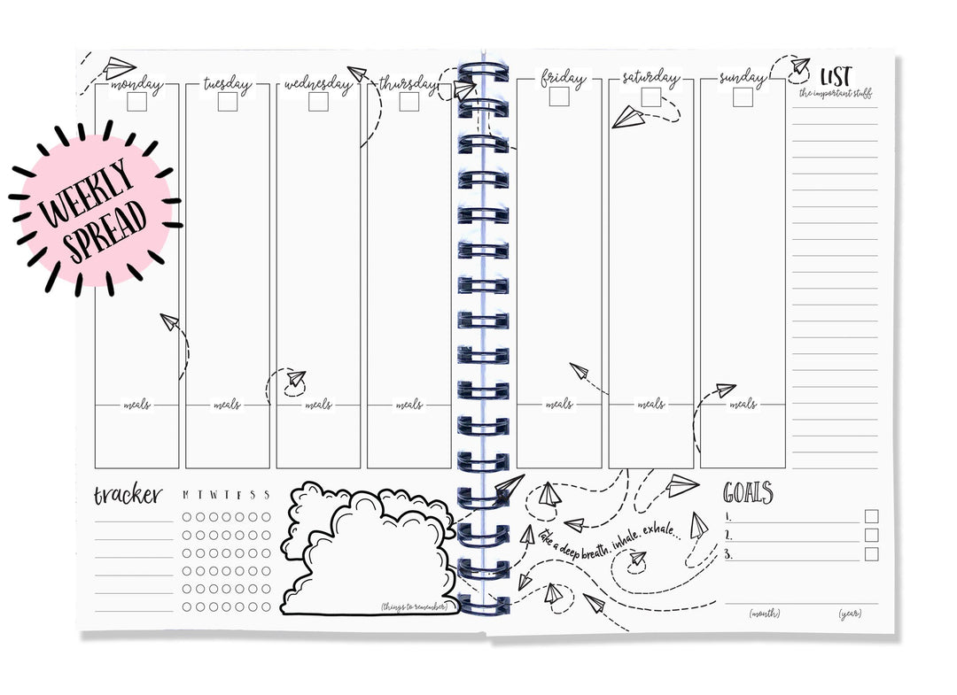 Blueberry Co Our Busy Week Planner Journal - Mumma and Mia