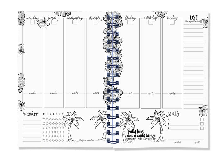 Blueberry Co Our Busy Week Planner Journal - Mumma and Mia