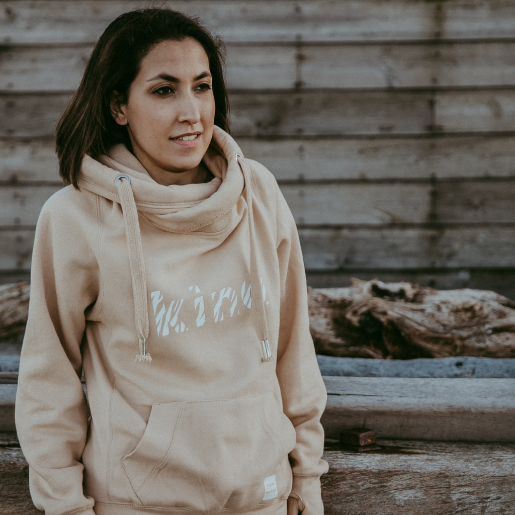 Mama cowl neck hoodie sale