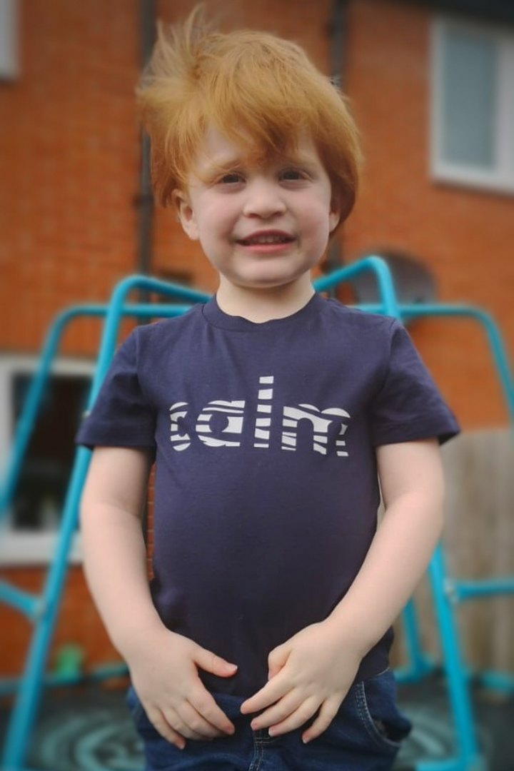 Grey Calm Organic Kids Tee