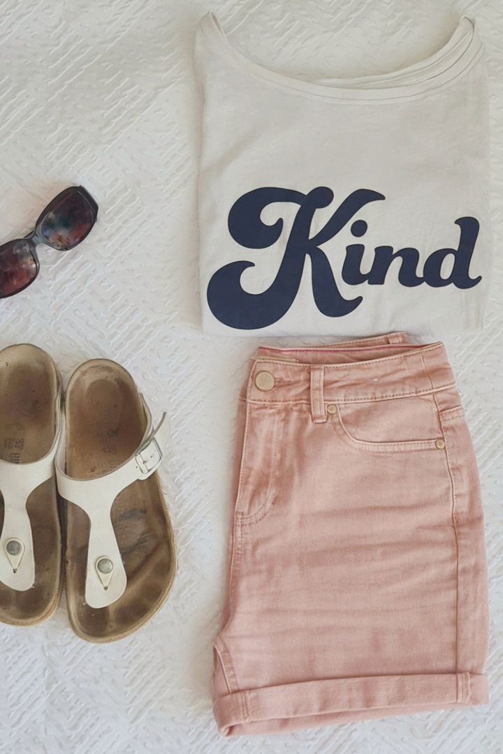 Navy Kind Tee