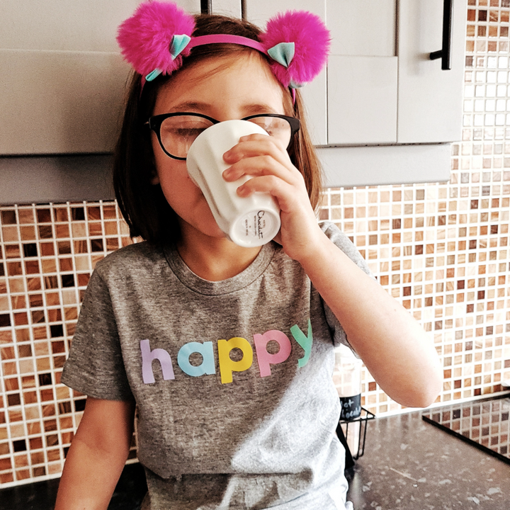 Rainbow Happy Organic Kids Tee