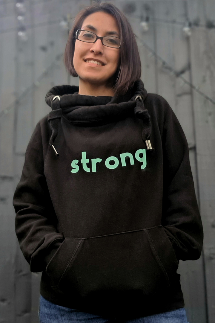 Strong Cowl Neck Hoodie