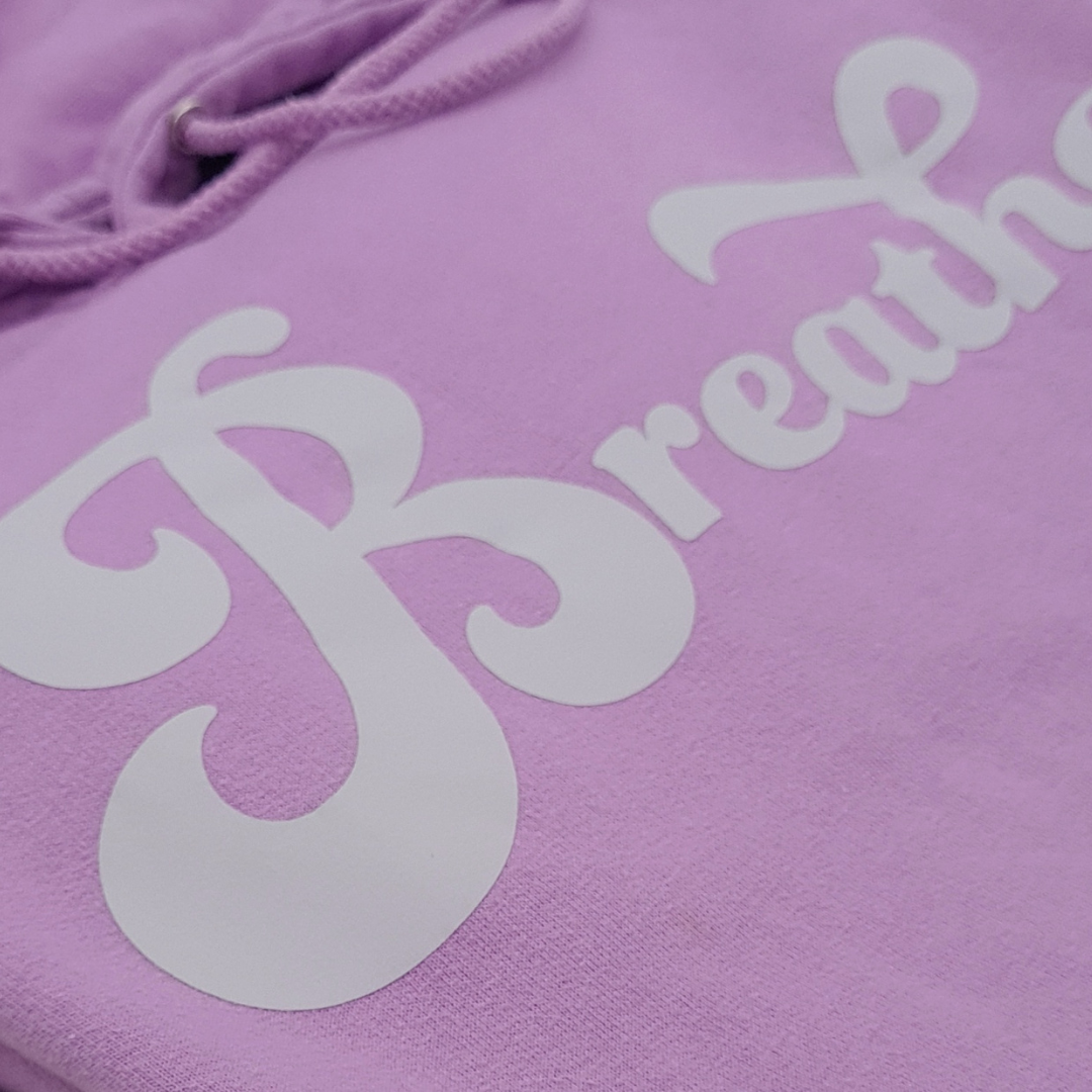 Lilac & Grey Breathe Hoodie